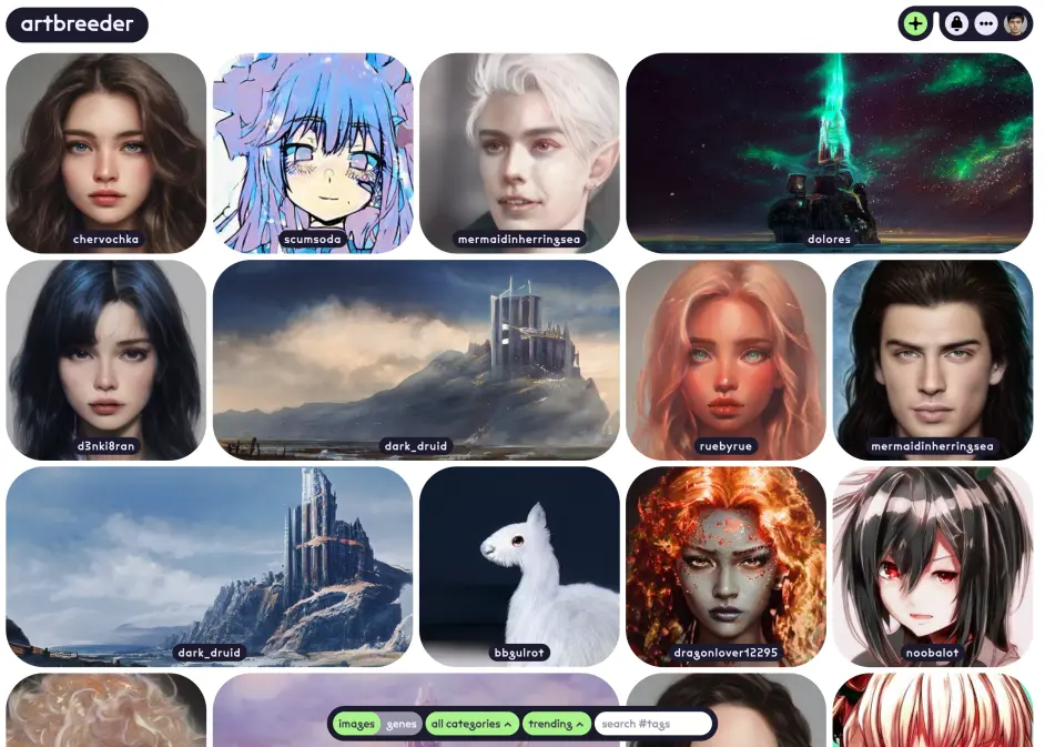 文章标题-1 Artbreeder